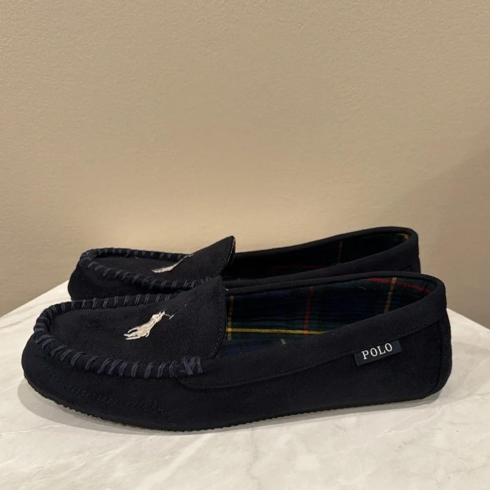 🔥Polo by Ralph Lauren Men's Black Loafers🔥